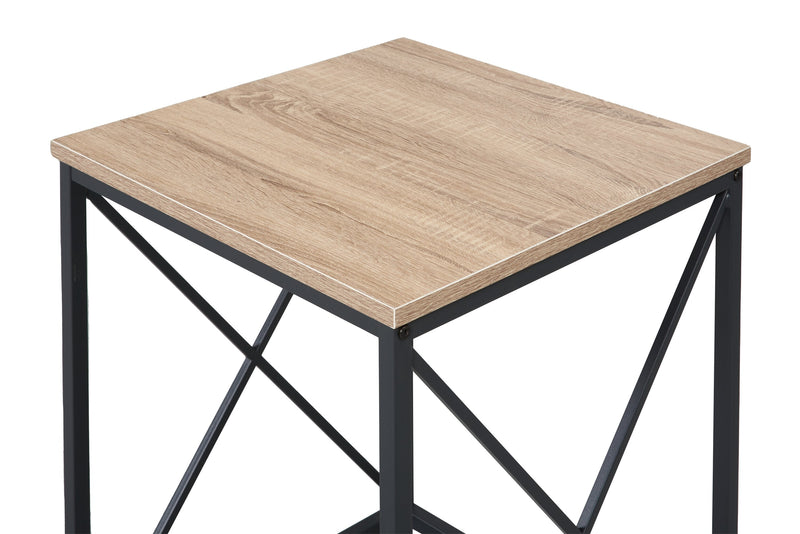 Kasey 3-Piece Coffee and Two End Tables Package - Dark Taupe 