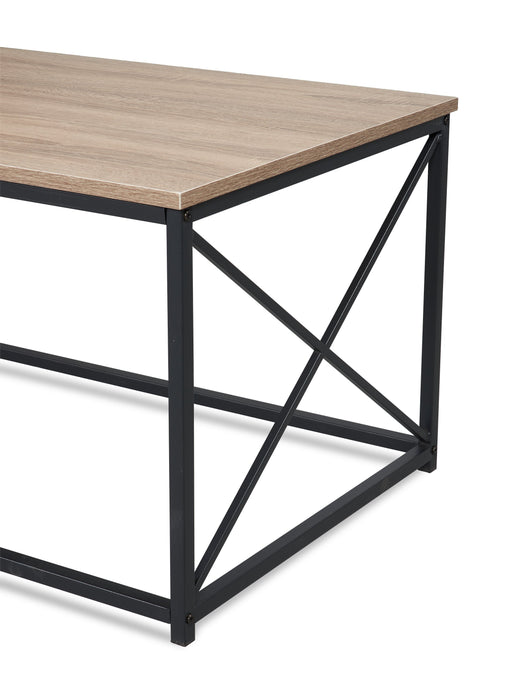 Kasey 3-Piece Coffee and Two End Tables Package - Dark Taupe 