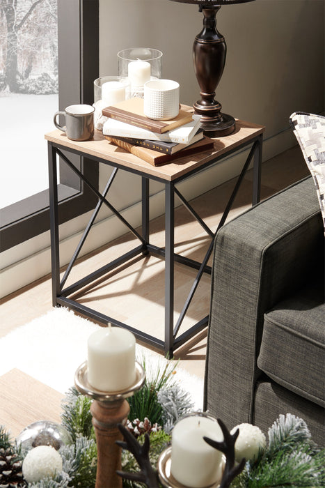 Kasey 3-Piece Coffee and Two End Tables Package - Dark Taupe 