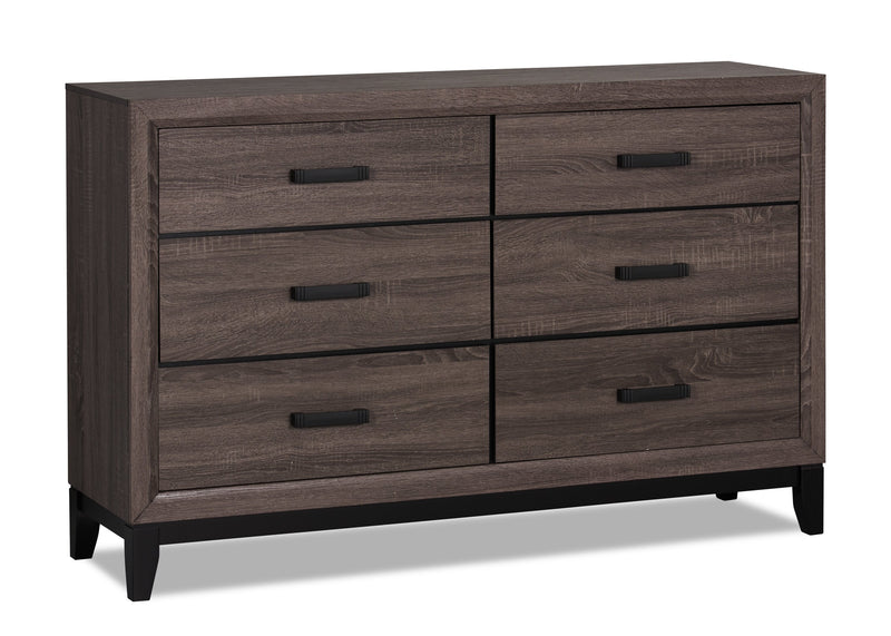 Kate 5-Piece Queen Bedroom Package - Grey