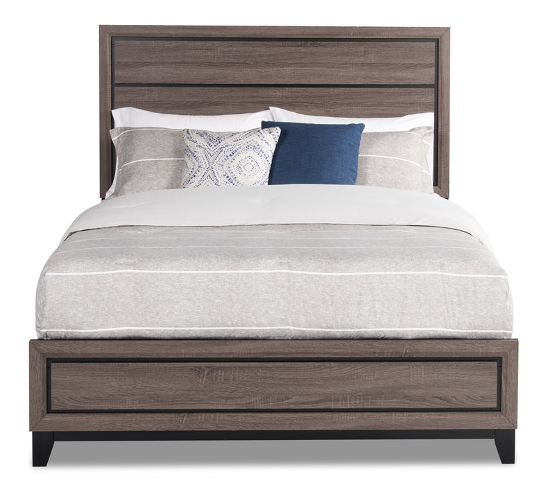 Kate 6-Piece Queen Bedroom Package - Grey