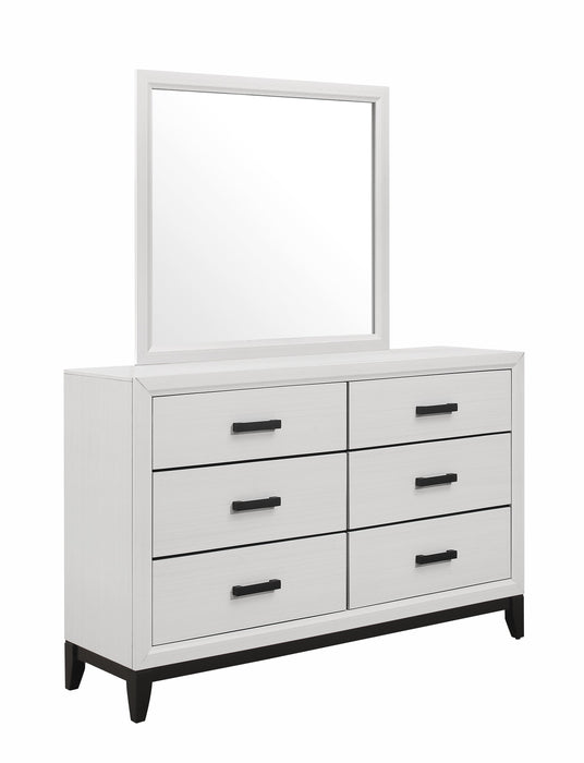 Kate 6-Piece King Bedroom Package - White