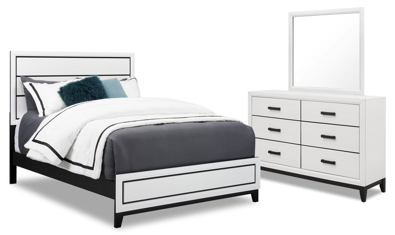 Kate 5-Piece King Bedroom Package - White