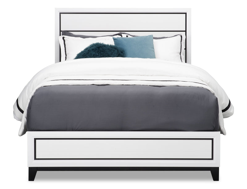 Kate King Bed - White