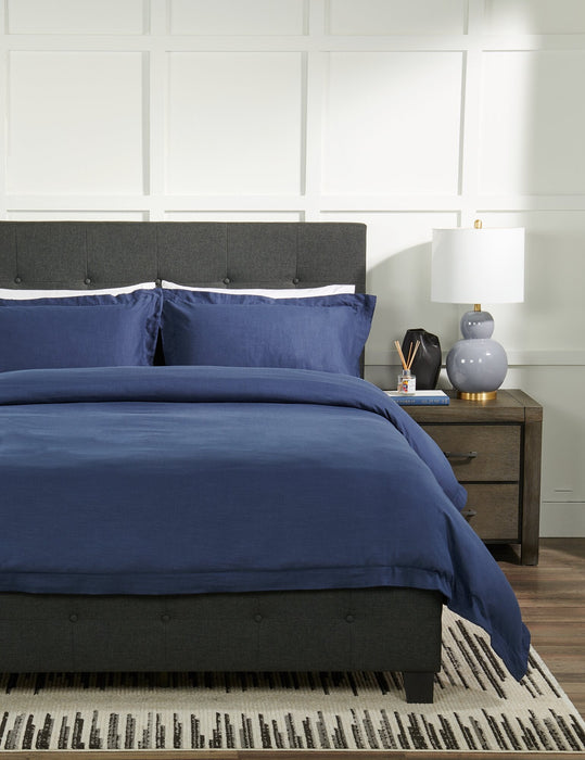 Indigo 3-Piece King Duvet Set