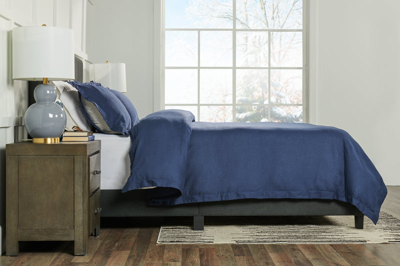 Indigo 3-Piece Queen Duvet Set