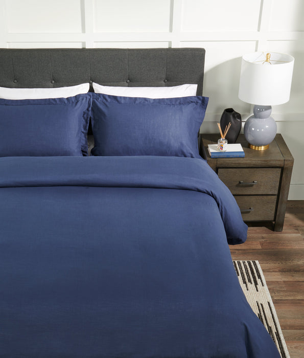 Indigo 3-Piece King Duvet Set