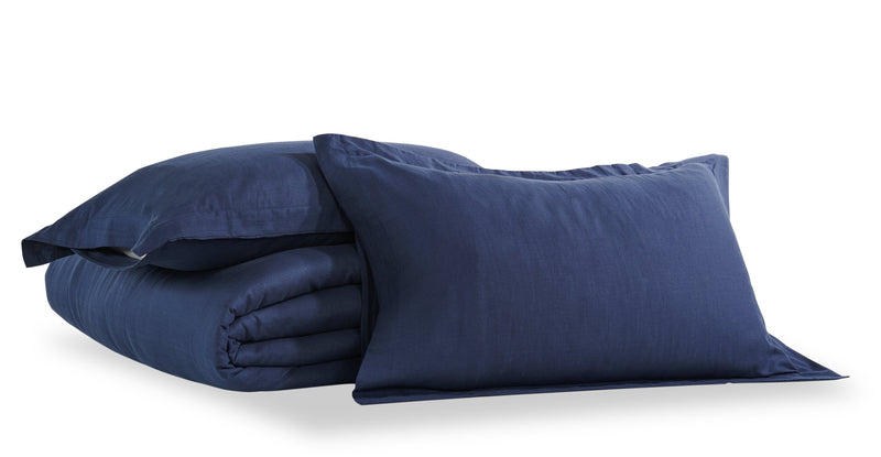 Indigo 3-Piece King Duvet Set