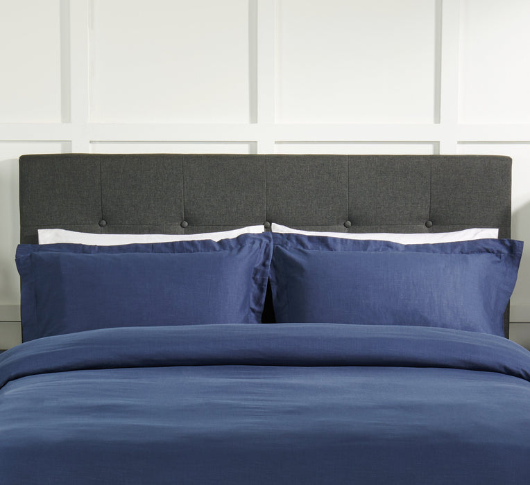 Indigo 3-Piece Queen Duvet Set