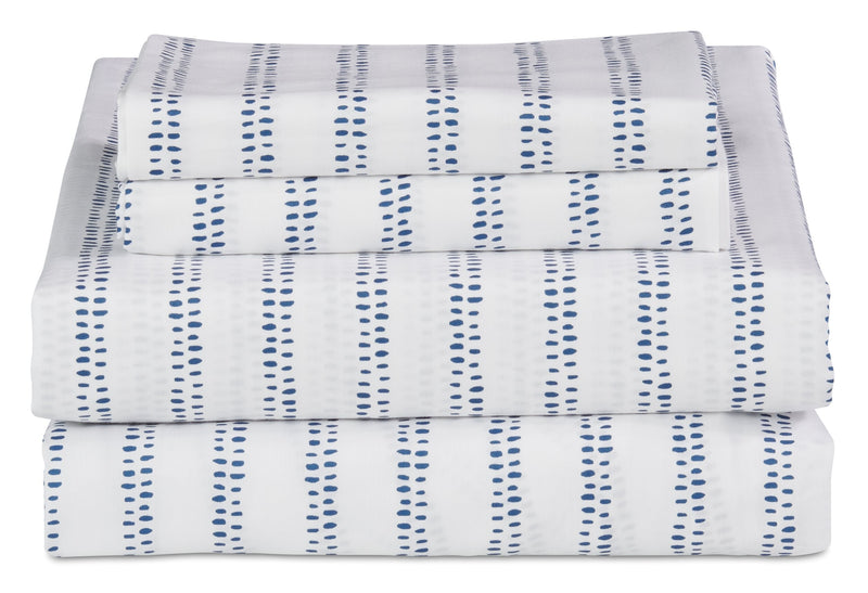 Stripe 4-Piece Queen Sheet Set