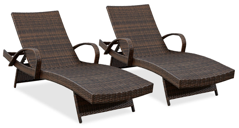 Kelowna Chaise Lounger – Set of 2