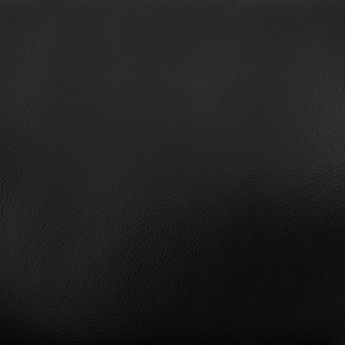 Kenzo 35\" Black Faux Leather Swivel Glider Reclining Chair