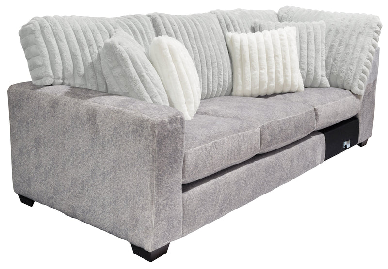 Koda 2-Piece Chenille Left-Facing Sectional - Plush Paloma