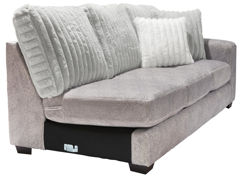 Koda 2-Piece Chenille Left-Facing Sectional - Plush Paloma