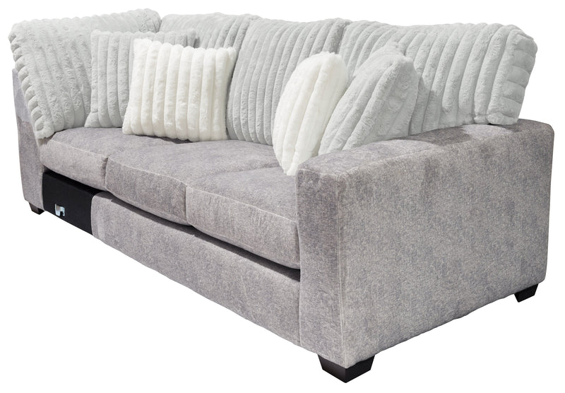 Koda 2-Piece Chenille Right-Facing Sectional - Plush Paloma