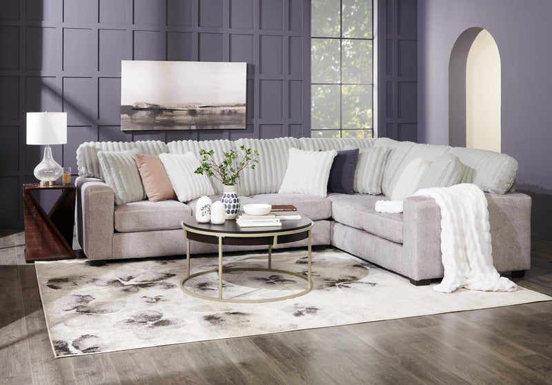 Koda 2-Piece Chenille Right-Facing Sectional - Plush Paloma