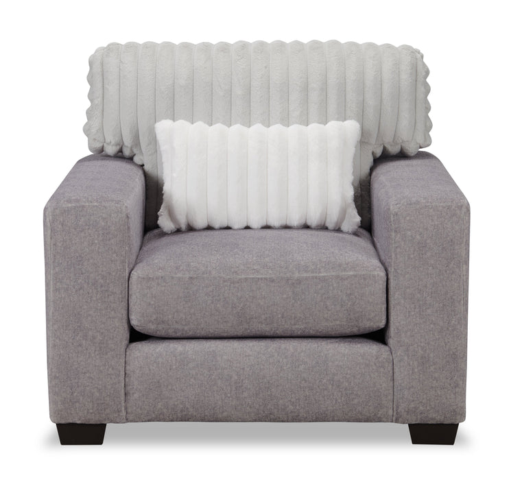 Koda Chenille Chair - Plush Paloma