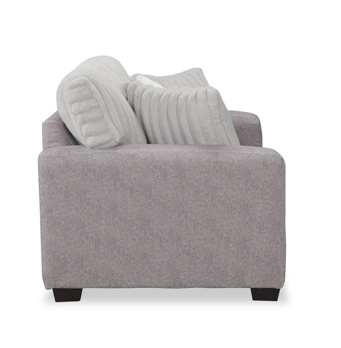 Koda Chenille Loveseat - Plush Paloma