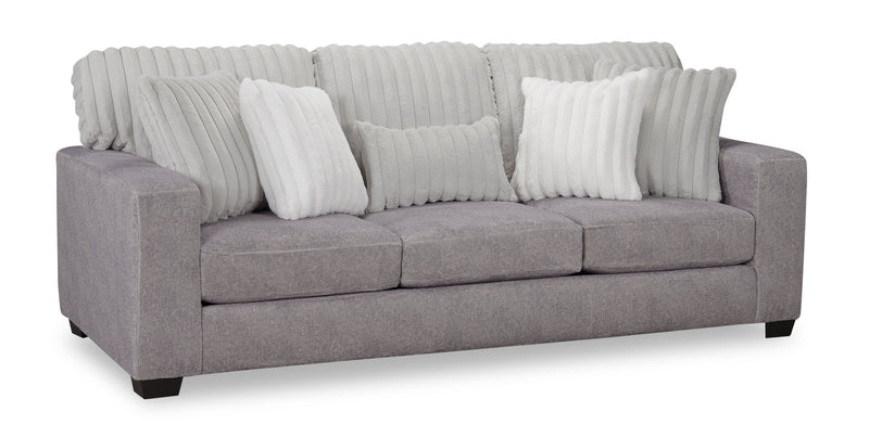 Koda Chenille Sofa - Plush Paloma