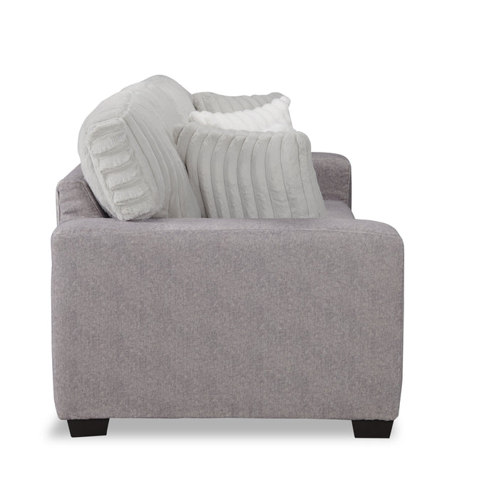 Koda Chenille Sofa - Plush Paloma