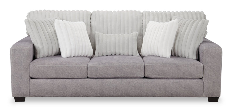 Koda Chenille Sofa - Plush Paloma