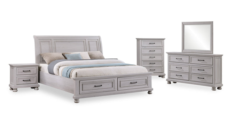 Kylie King Sleigh Storage Bed