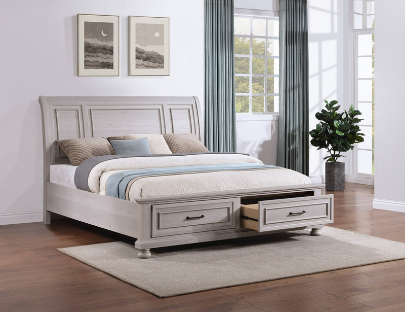 Kylie King Sleigh Storage Bed