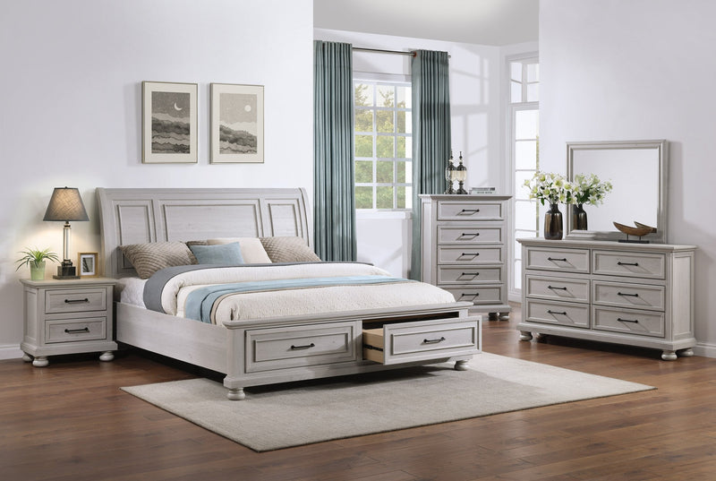 Kylie King Sleigh Storage Bed