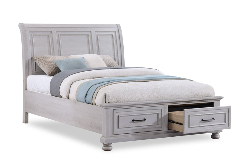 Kylie Queen Sleigh Storage Bed