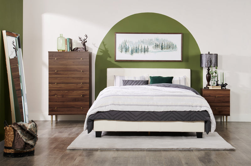Chase Full Bed - White