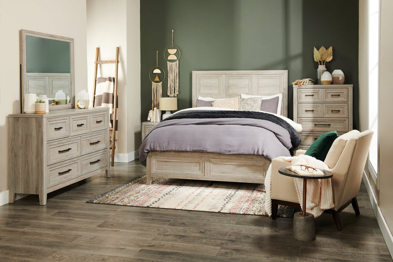 Lara Bedroom Dresser Mirror - Antique Grey 