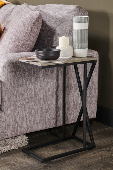 Leila Chairside Table - Grey 