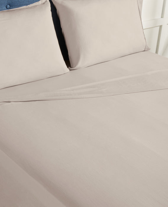 BEDGEAR Hyper-Linen™ Performance 4-Piece King Sheet Set - Beige 