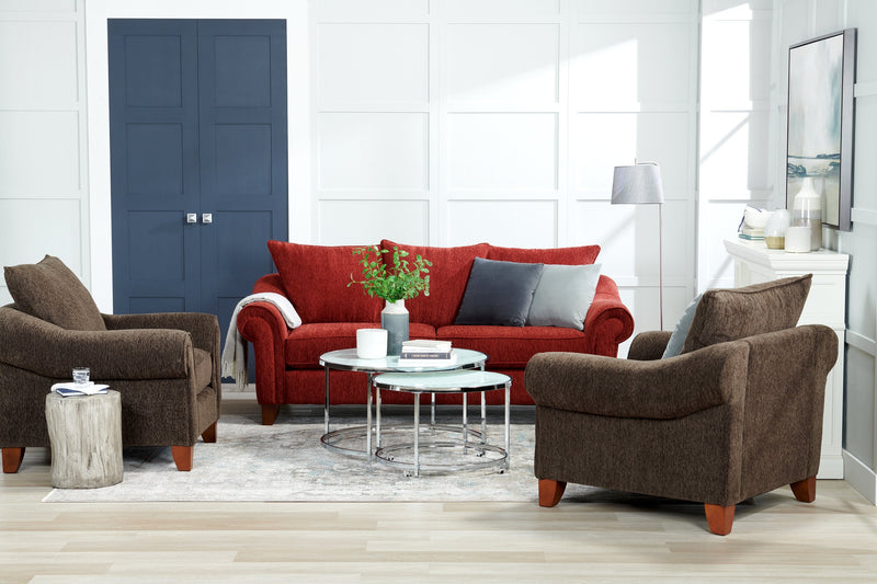 Kaitlyn Brushed Steel Floor Lamp