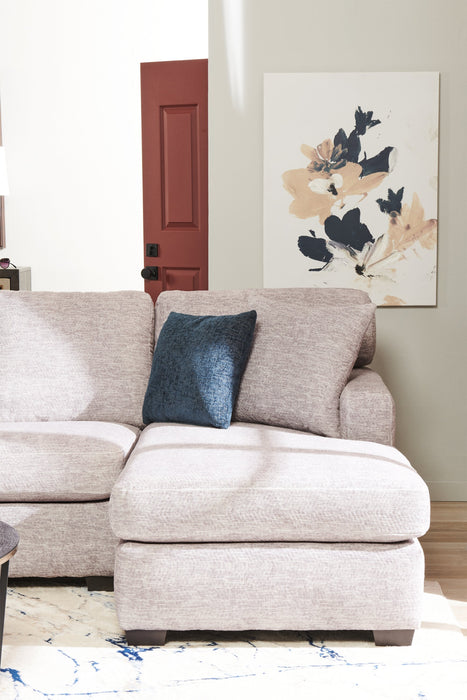 Luxe 3-Piece Right-Facing Sectional - Zaftig Dove