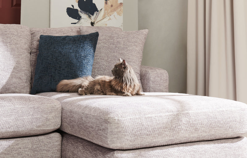 Luxe 3-Piece Right-Facing Sectional - Zaftig Dove