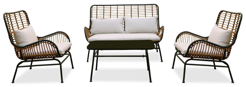 Maki 4-Piece Patio Conversation Set