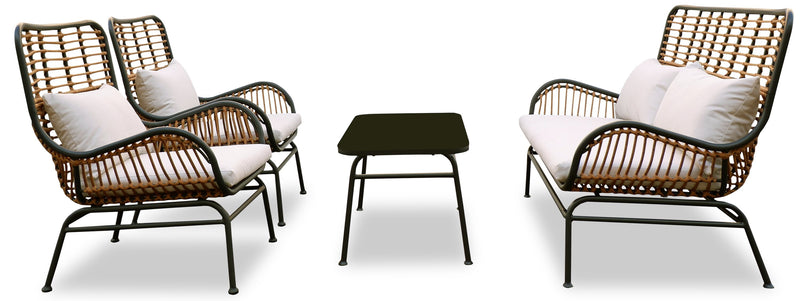 Maki 4-Piece Patio Conversation Set