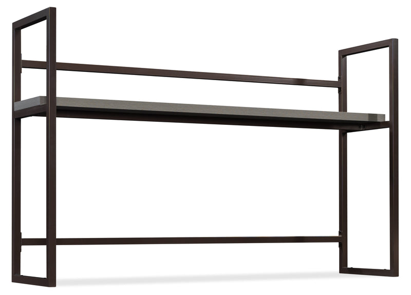Manhattan Gate 65.98\" Commercial Grade Computer Hutch with Shelf - Mystic Oak