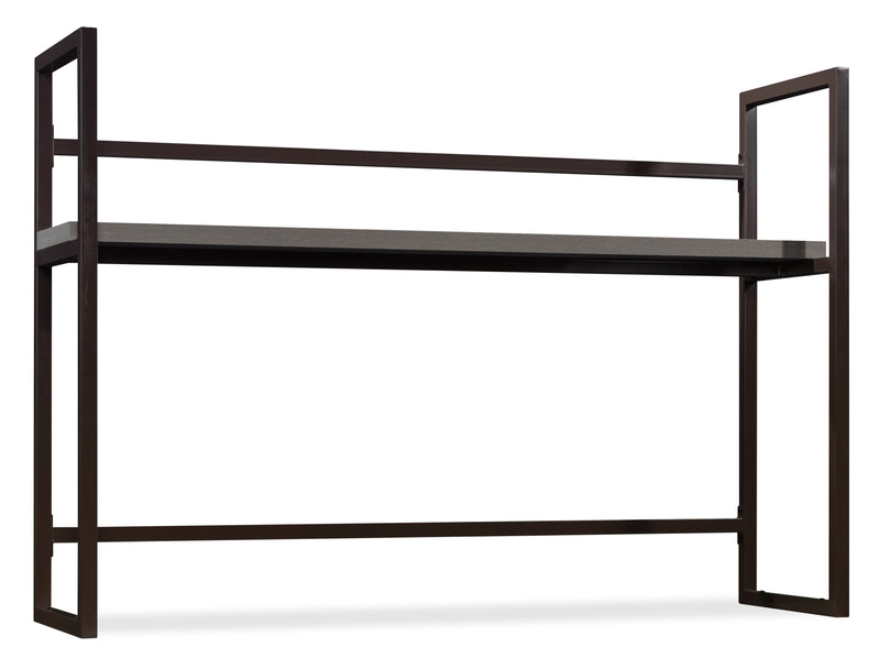 Manhattan Gate 60\" Commercial Grade Computer Hutch with Shelf - Mystic Oak