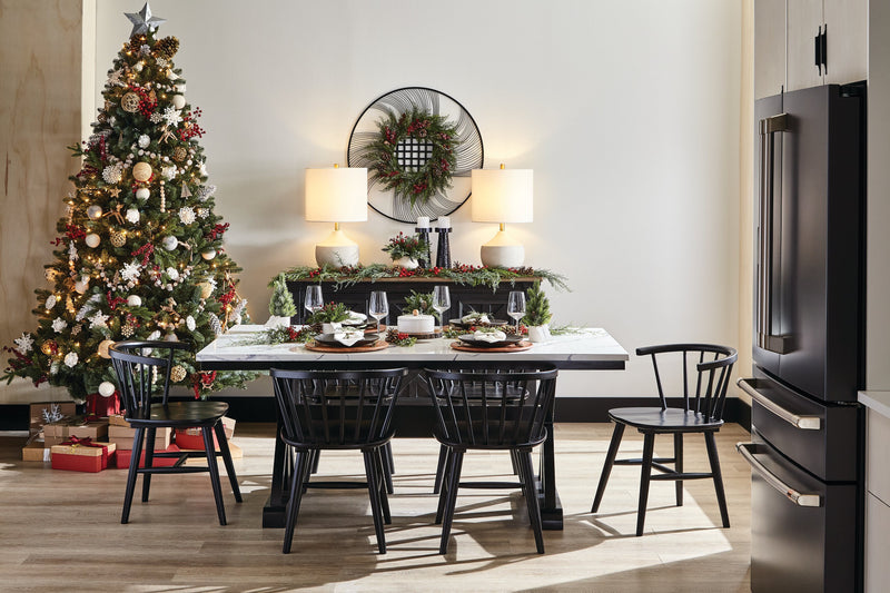 Verona Rectangular Dining Table with Trestle Base