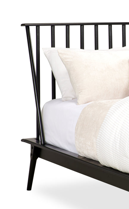 Milan Queen Bed - Black 