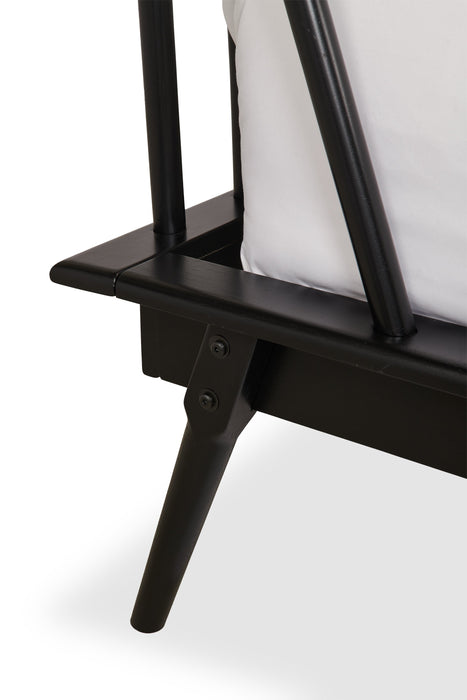 Milan Queen Bed - Black 
