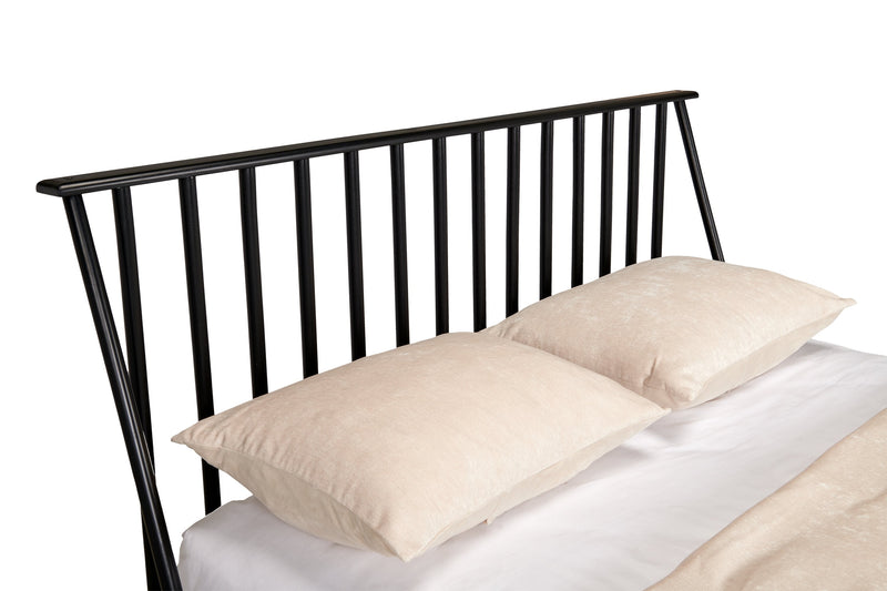 Milan Queen Bed - Black 