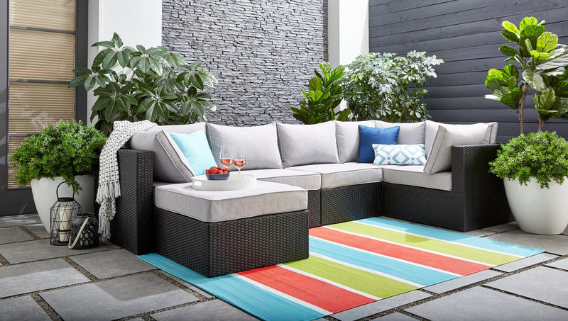 Minnesota 6-Piece Patio Set - Grey