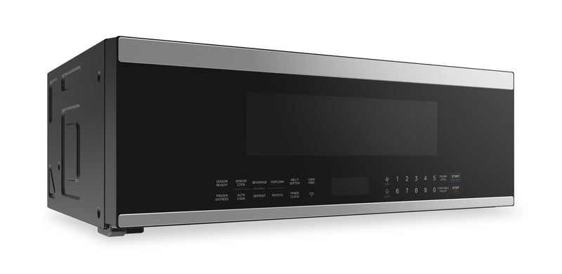 Midea 1.2 Cu. Ft. Slim Over-the-Range Microwave with 400 CFM - Stainless Steel - MMO12S14ASTC