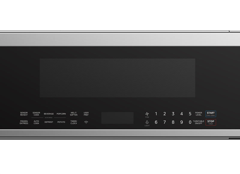 Midea 1.2 Cu. Ft. Slim Over-the-Range Microwave with 400 CFM - Stainless Steel - MMO12S14ASTC