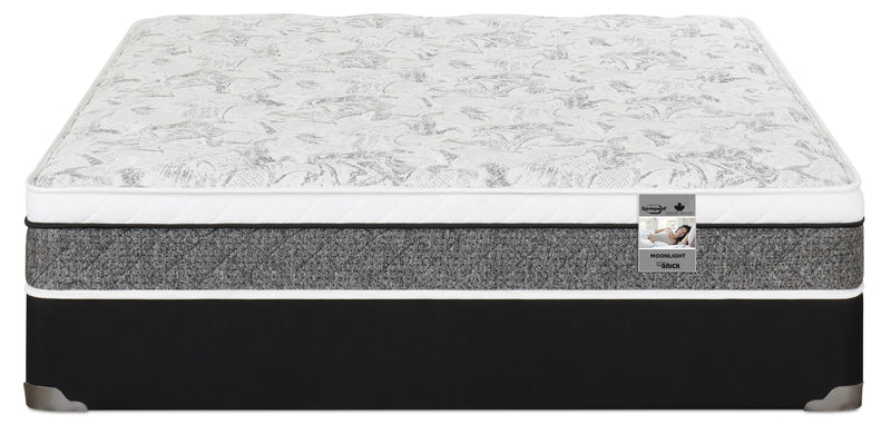 Springwall Moonlight Eurotop Plush Twin Mattress Set