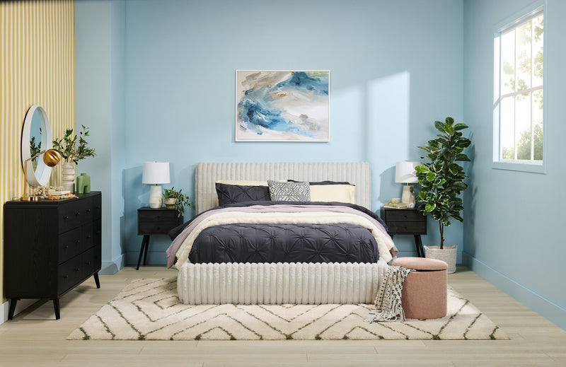 Mori Nightstand - Black Oak