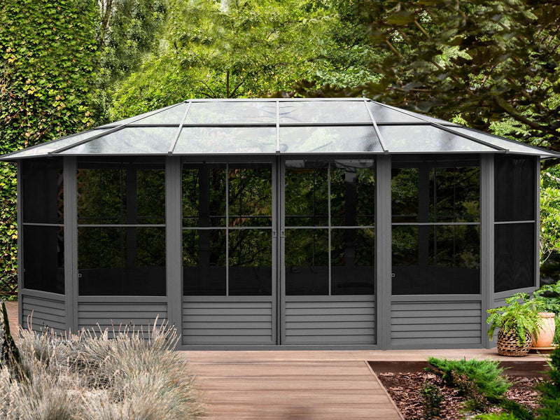 Gazebo Penguin Florence - Solarium 12x18 Polycarbonate Roof